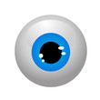 eyeballs isolated vector
