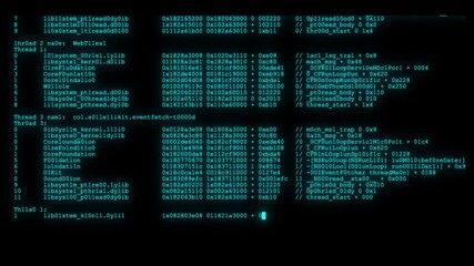 encrypted fast long scrolling programming security hacking code data flow stream on blue display new