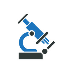 Canvas Print - microscope icon