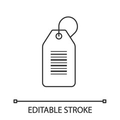 Sticker - Barcode label linear icon