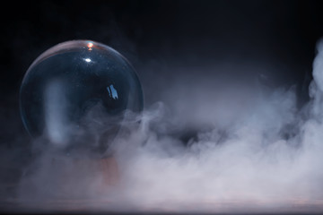 crystal ball to predict the fate. guessing for the future.