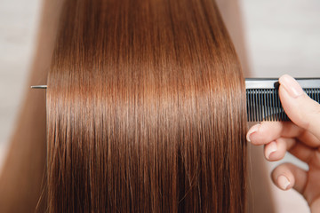 smoothness and radiance of healthy hair