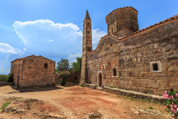 Wall Mural - Old Kardamyli the medieval village on Peloponnese