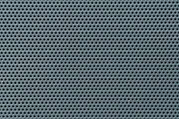 Surface texture of perforated metal sheet, macro.