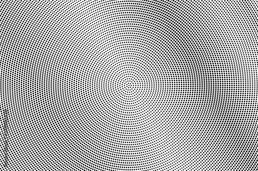Black and white halftone vector texture. Micro dotted gradient ...