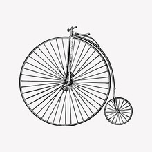 Penny Farthing Styled Bicycle