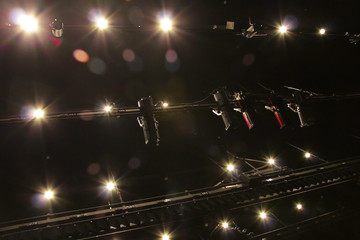 Lighting equipment for performances within the theater