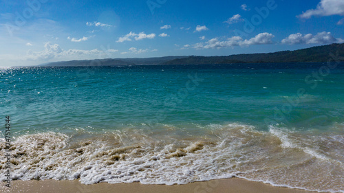 Am Strand Von Bacardi Insel Isla Cayo Levantado In Der Karibik Stock Foto Adobe Stock