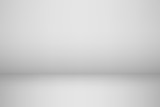 Fototapeta Do przedpokoju - Vector white grey abstract background empty room with spotlight effect