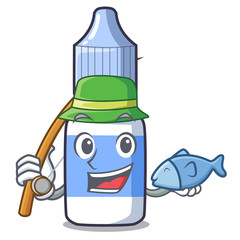 Sticker - Fishing cartoon eye drops on drug rack