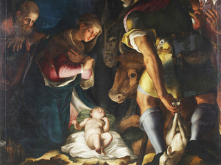 Wall Mural - Nativity, Adoration of the shepherds