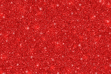 Red Glittering Holiday Texture. Vector