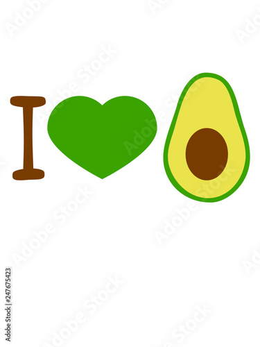 I Love Avocado Liebe Herz Clipart Obst Gemuse Lecker Hunger Gesund Comic Cartoon Ernahrung Gesund Stein Kochen Essen Design Logo Symbol Buy This Stock Illustration And Explore Similar Illustrations At Adobe