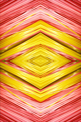 Canvas Print - Artistic abstract smooth multicolored diamond fabrics background
