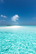 Maldivian sandbank in Indian ocean