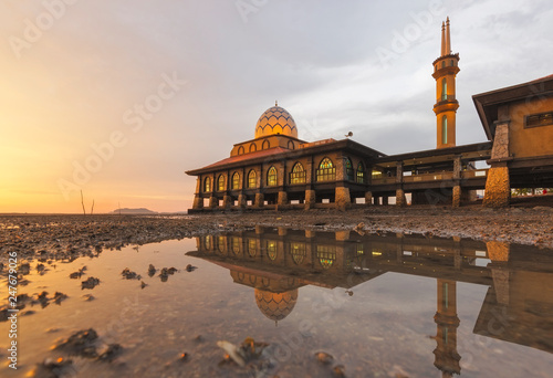 Masjid Al Hussain In Kuala Perlis City Malaysia Stock Photo Adobe Stock