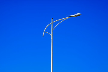 Wall Mural - street lamp under the blue sky