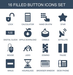 Sticker - button icons