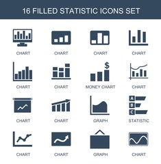 Sticker - statistic icons