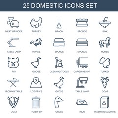 Wall Mural - domestic icons