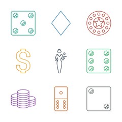 Sticker - casino icons