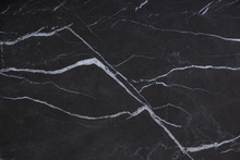 Natural Marble Is A Black Stone With White Stripes Called Nero Marquina
