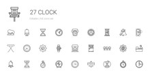 Clock Icons Set