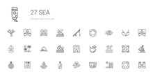 Sea Icons Set