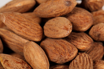 Wall Mural - salted and roasted almonds 