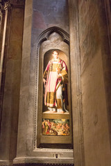 Wall Mural - Painting Santo Stefano by Francesco Morandini in Orsanmichele Church. Florence, Italy.