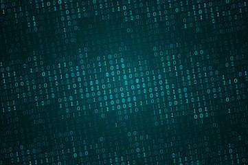 binary computer code background, abstract cyberspace with digital code. graphic concept for your des