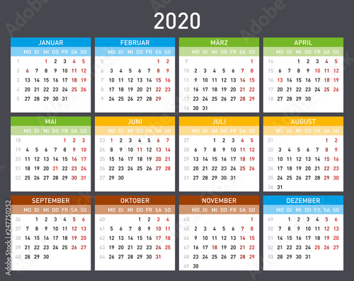 kalender for 2020