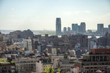Fototapeta Miasto - New York City. Wonderful panoramic aerial view of Manhattan Midtown Skyscrapers.