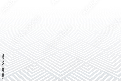 Geometric pattern. White textured background.
