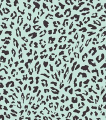 Wall Mural - leopard seamless pattern design . vector illustration background