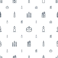 Poster - church icons pattern seamless white background