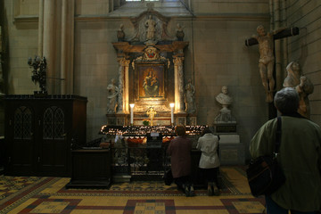 Altar in Zagreb cathedral