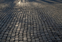 Road Paved With Gray Large Stones