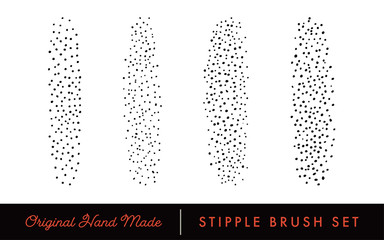 Stipple Brush Set for Texturing and Shadow (Light)