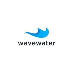 Aufkleber - Water wave symbol and icon Logo Template vector illustration. sea ocean flow blue download