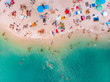 © phpetrunina14 - aerial view of sunny sandy beach with blue azure water