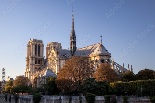 Zdjęcie XXL Katedra Notre Dame de Paris w Paryżu. Francja