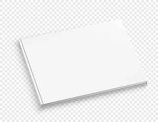 Aufkleber - Blank white book