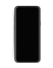 Aufkleber - Modern frameless smartphones set isolated on white