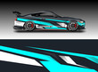© Alleuy - Decal car and car wrap vector, truck, bus, racing, service car, auto designs . Racing, Rally, Abstract background livery .