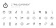 © NinjaStudio - measurement icons set