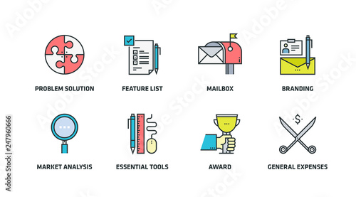 Start Up Business Icon Set Stock Vector Adobe Stock Start Up Business Icon Set Stock Vector Adobe Stock