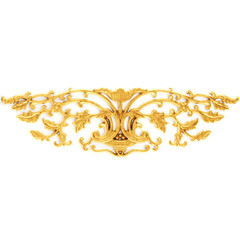 Wall Mural - Gilded stucco, collection gold cartouche	