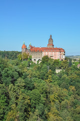 Wall Mural - Ksiaz Castle in Wałbrzych, One of the largest castles in Poland, Lower Silesia, Poland