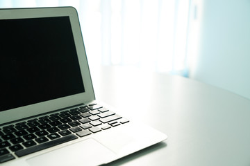 Lap top on office desk